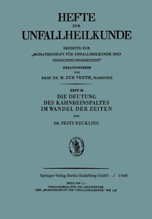 Die Deutung des Kahnbeinspaltes im Wandel der Zeiten