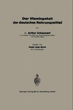 Der Vitamingehalt der deutschen Nahrungsmittel