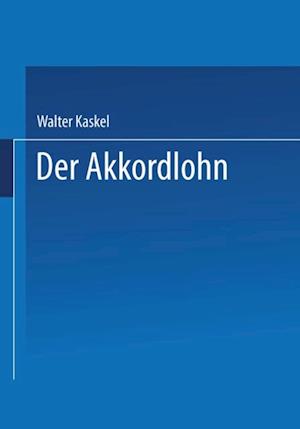 Der Akkordlohn