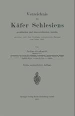 Verzeichnis Der Käfer Schlesiens