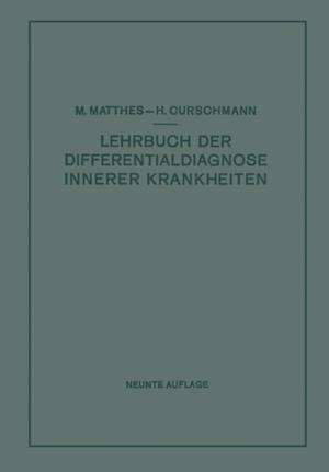 Lehrbuch der Differentialdiagnose innerer Krankheiten