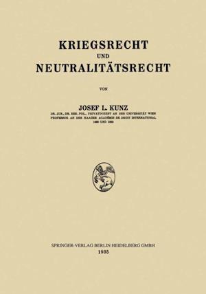 Kriegsrecht und Neutralitätsrecht