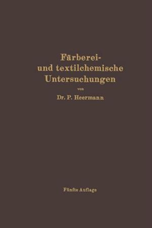 Färberei- und textilchemische Untersuchungen