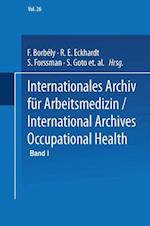 Internationales Archiv für Arbeitsmedizin / International Archives of Occupational Health