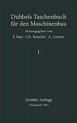 Heinrich] Dubbels Taschenbuch für den Maschinenbau