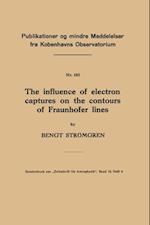 influence of electron captures on the contours of Fraunhofer lines