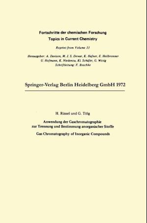 Anwendung der Gaschromatographie zur Trennung und Bestimmung anorganischer Stoffe