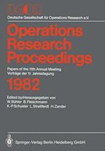 Operations Research Proceedings 1982