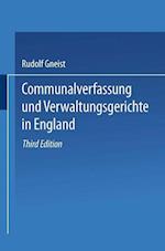 Communalverfassung und Verwaltungsgerichte in England