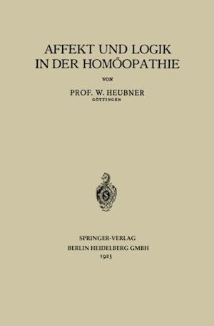 Affekt und Logik in der Homöopathie