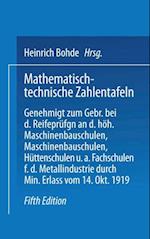 Mathematisch-technische Zahlentafeln