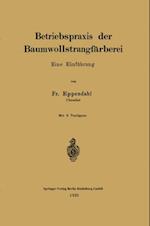 Betriebspraxis der Baumwollstrangfärberei