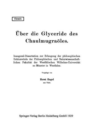 Über die Glyceride des Chaulmugraöles