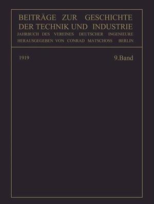 Beiträge zur Geschichte der Technik und Industrie