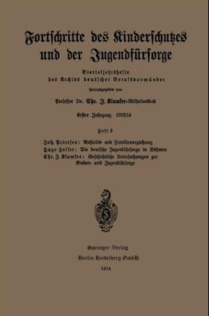 Fortschritte des Kinderschutzes und der Jugendfürsorge