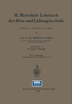 H. Rietschels Lehrbuch der Heiz- und Lüftungstechnik