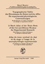 Topographische Tafeln des Hirnstamms der Katze und des Affen für experimental-physiologische Untersuchungen / A short Atlas of the Brain Stem of the Cat and Rhesus Monkey for Experimental Research / Atlas du tronc cérébral du chat et du singe à l’usage de la neurophysiologie expérimentale