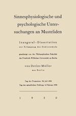 Sinnesphysiologische und psychologische Untersuchungen an Musteliden