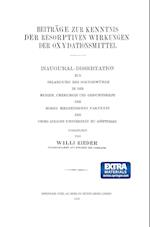 Beiträge zur Kenntnis der Resorptiven Wirkungen der Oxydationsmittel