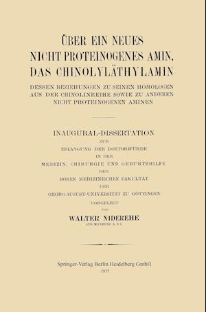 Über Ein Neues Nicht Proteinogenes Amin, Das Chinolyläthylamin, Dessen Beziehungen Zu Seinen Homologen Aus Der Chinolinreihe Sowie Zu Anderen Nicht Proteinogenen Aminen