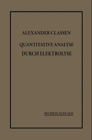 Quantitative Analyse durch Elektrolyse