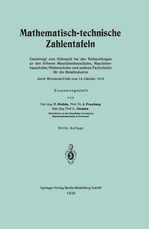 Mathematisch-technische Zahlentafeln