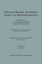 Eine neue Methode der direkten Analyse von Wechselstromkurven