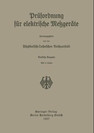 Prüfordnung für elektrische Meßgeräte