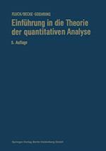 Einführung in die Theorie der quantitativen Analyse