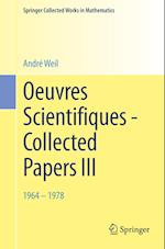 Oeuvres Scientifiques - Collected Papers III