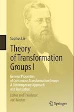 Theory of Transformation Groups I