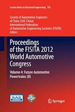 Proceedings of the FISITA 2012 World Automotive Congress