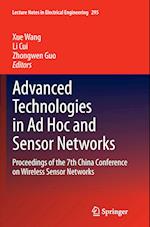 Advanced Technologies in Ad Hoc and Sensor Networks