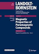 Magnetic Properties of Paramagnetic Compounds
