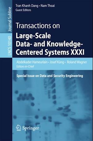 Transactions on Large-Scale Data- and Knowledge-Centered Systems XXXI