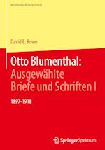 Otto Blumenthal: Ausgewählte Briefe und Schriften I