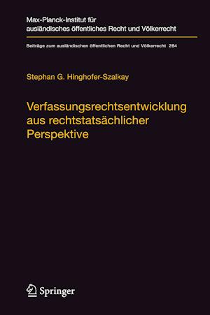 Verfassungsrechtsentwicklung aus rechtstatsächlicher Perspektive