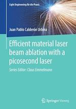 Efficient material laser beam ablation with a picosecond laser