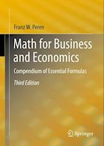 Math for Business and Economics