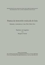 Poetica de Aristoteles traducida de latin