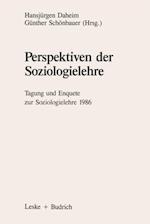 Perspektiven der Soziologielehre