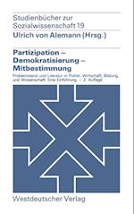 Partizipation — Demokratisierung — Mitbestimmung