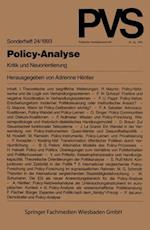 Policy-Analyse