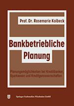 Bankbetriebliche Planung