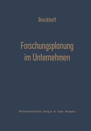 Forschungsplanung im Unternehmen