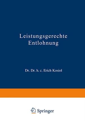 Leistungsgerechte Entlohnung