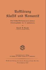 Aufklärung Klassik und Romantik