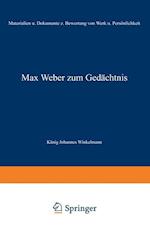 Max Weber zum Gedächtnis