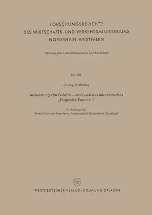 Auswertung Von Gekörn -- Analysen Des Musterstaubes "flugasche Fortuna I"