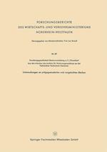 Forschungsberichte des Wirtschafts- und Verkehrsministeriums Nordrhein-Westfalen